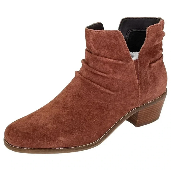 Cole Haan Shoes - Cole Haan Alayna Mahogany Suede Leather Womens Ankle Boots Size 6.5M